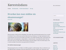 Tablet Screenshot of koerestolsdans.dk
